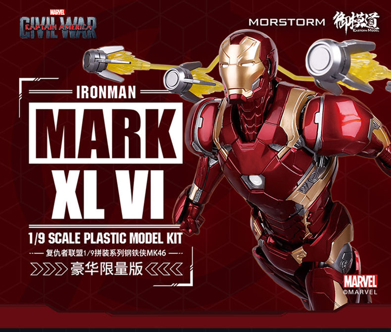 1/9 Iron Man MK46 PLAMO (Deluxe)