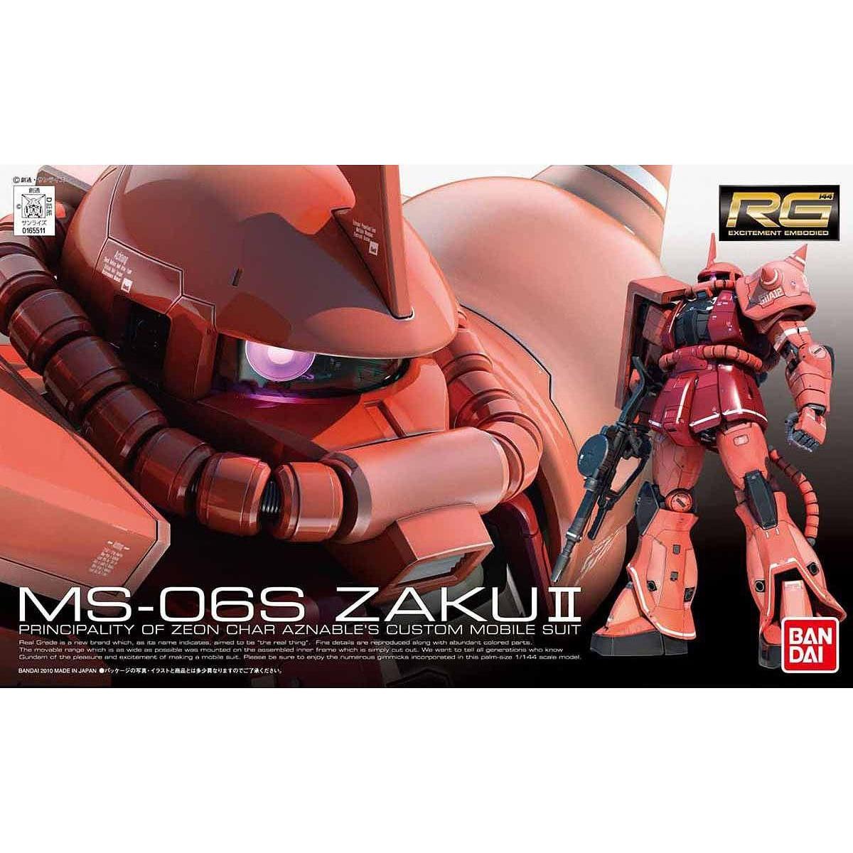 RG 1/144 004 MS-06F Zaku II - 4573102615961 – GKgundamkit