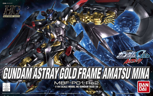 1/144 HG 059 MBF-P01-Re2 Gundam Astray Gold Frame Amatsu mina