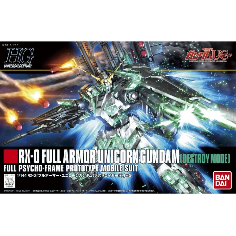 1/144 HGUC 178 RX-0 Full Armor Unicorn Gundam [Destroy Mode]