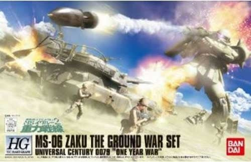 1/144 HGUC MS-06 Zaku The Ground War Set