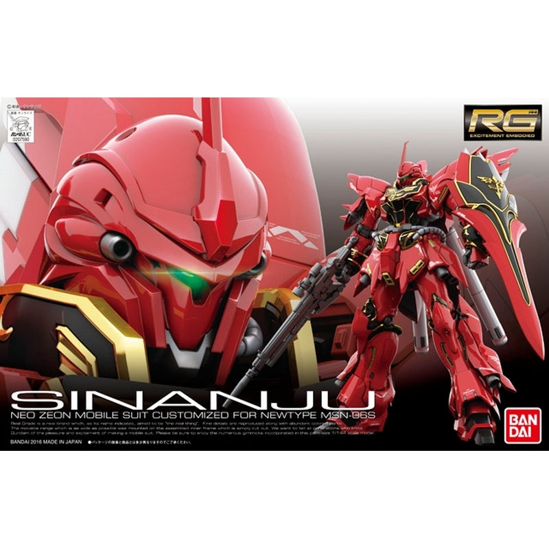 RG 1/144 022 MSN-06S Sinanju