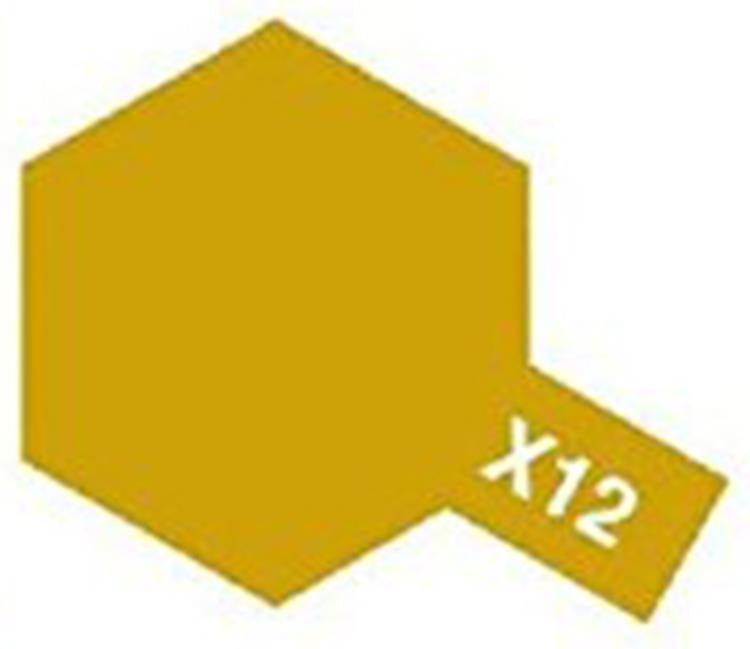 Tamiya Acrylic Paint X-12 Gold Leaf 10ml