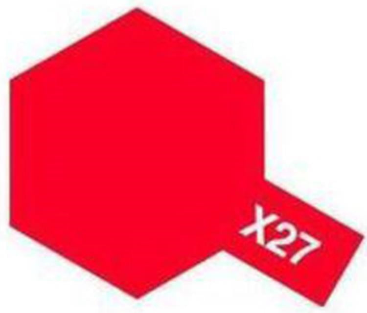 Tamiya Acrylic Paint X-27 Clear Red 10ml