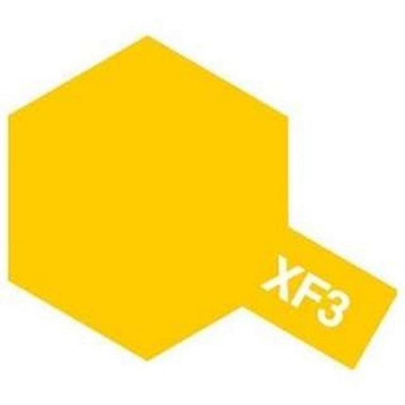 Tamiya Enamel Paint XF-3 Flat Yellow 10ml - 4503549480303
