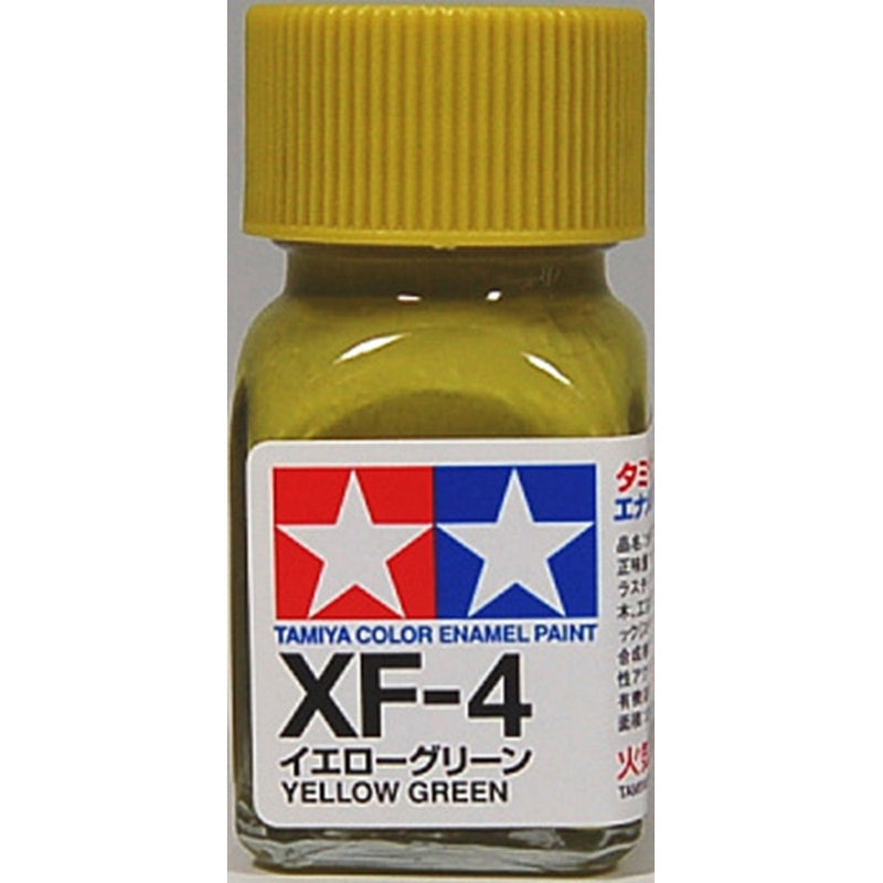 Tamiya 80304 Enamel Paint XF-4 Flat Yellow Green 10ml