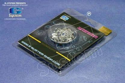 G System - Alluminium-made beads (basic coating) Ø 7 x 7 mm