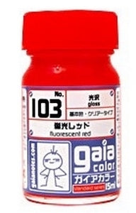 Gaia Color 103 Fluorescent Red 15ml