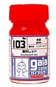Gaia Color 103 Fluorescent Red 15ml