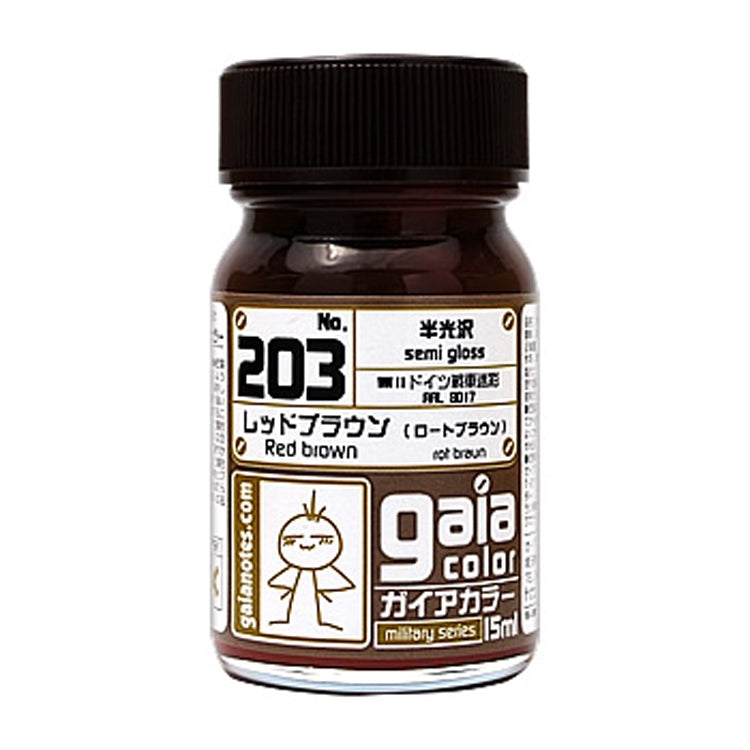 Gaia Color 203 Red Brown 15ml