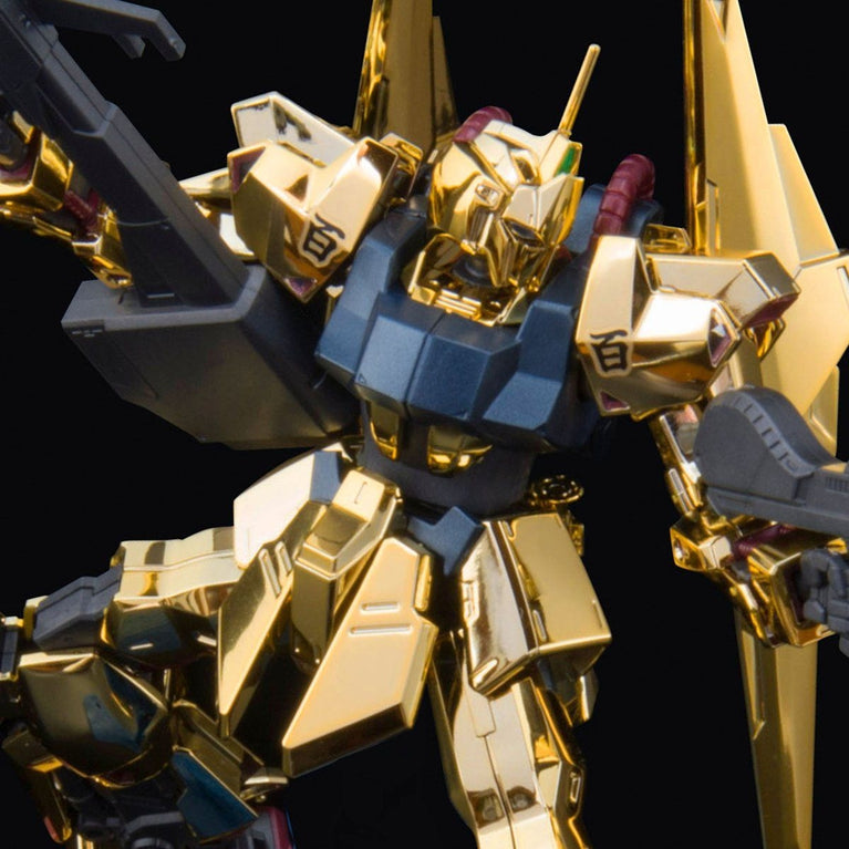 HGUC 1/144 Gundam Base Limited MSN-100 Hyahishiki [gold coating]