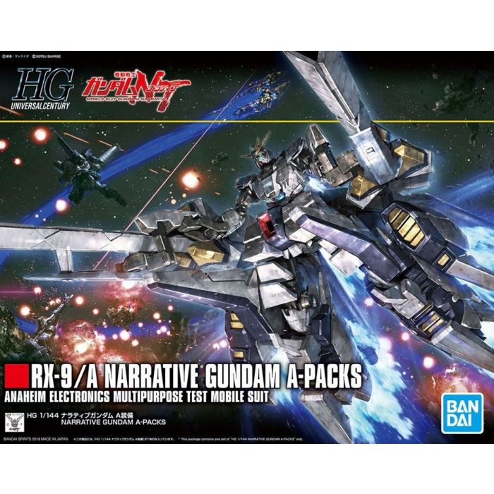 HGUC 1/144 218 RX-9/A Narrative Gundam A-Packs