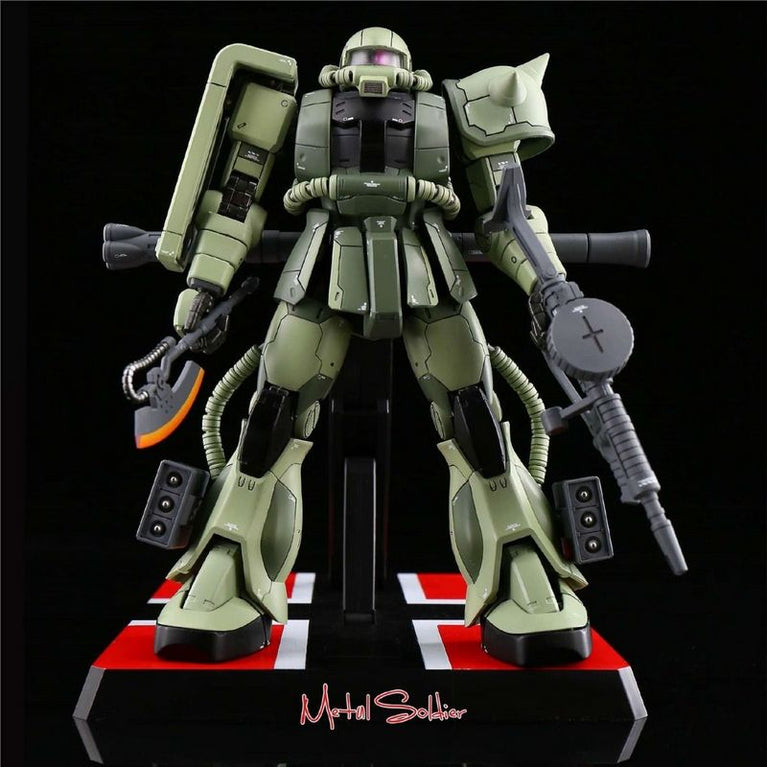 METAL SOLDIER 1/100 MS01 MS-06 Zaku II (Metal Build Series)