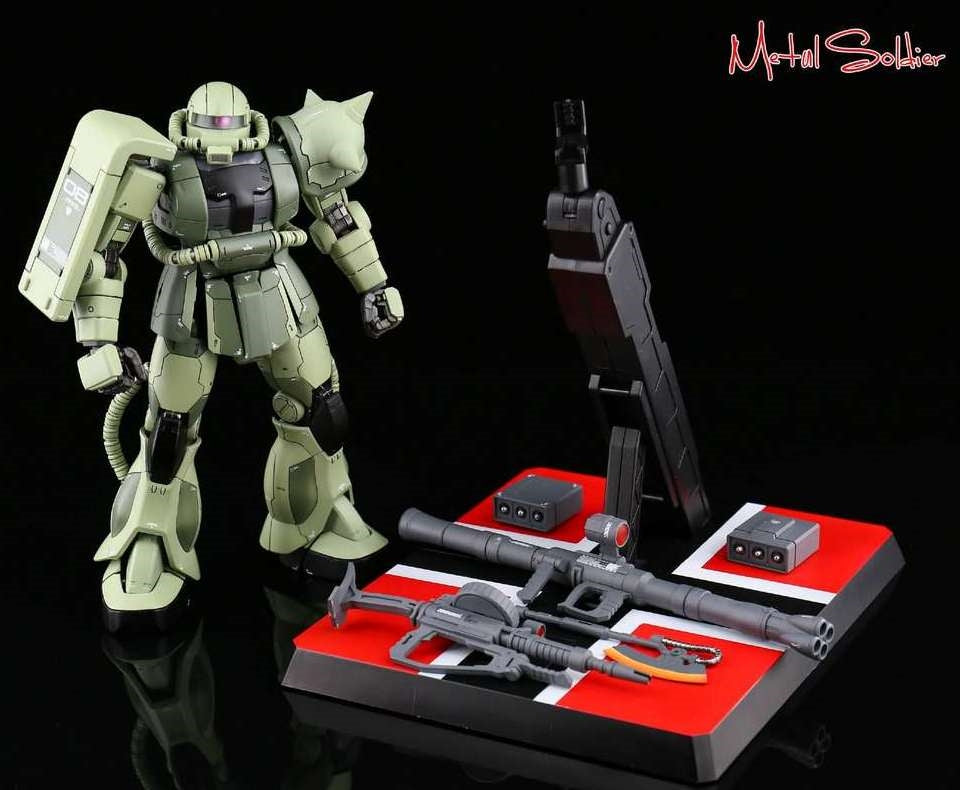 METAL SOLDIER 1/100 MS01 MS-06 Zaku II (Metal Build Series)