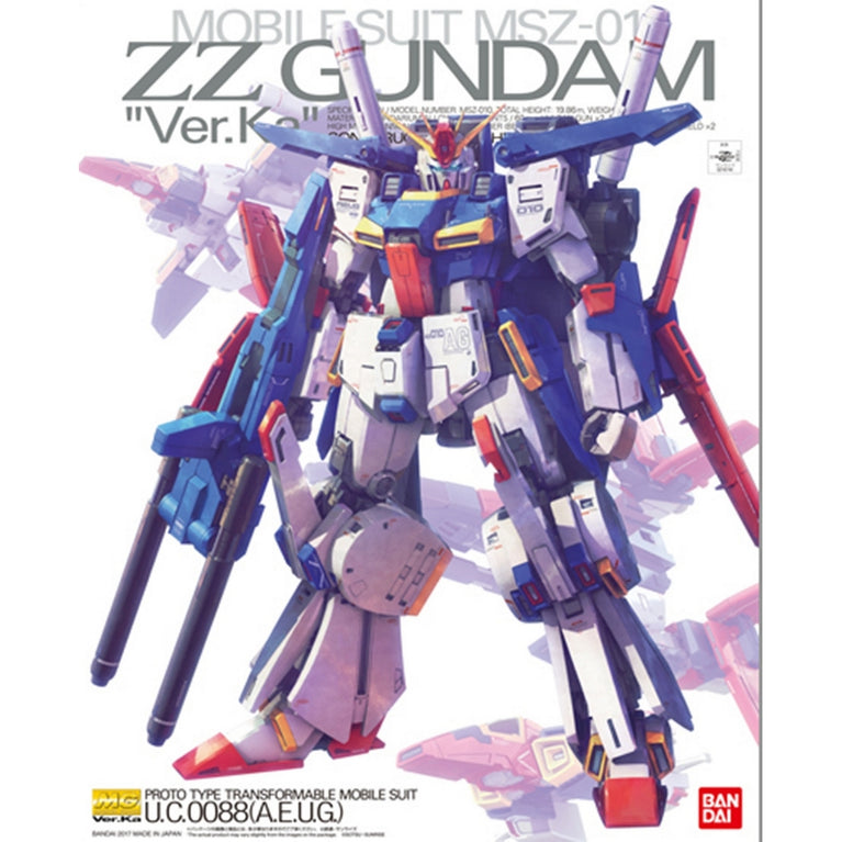 MG 1/100 MSZ-010 ZZ Gundam Ver.Ka
