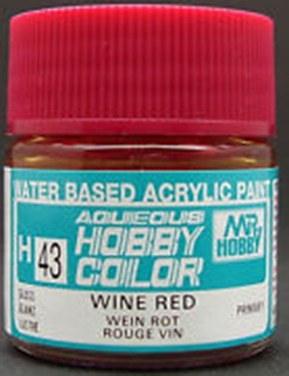 GSI Creos Mr. Hobby Aqueous Color H-043 【GLOSS WINE RED】
