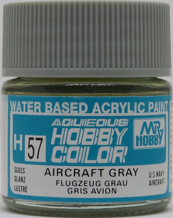 GSI Creos Mr. Hobby Aqueous Color H-057 【GLOSS AIRCRAFT GRAY】