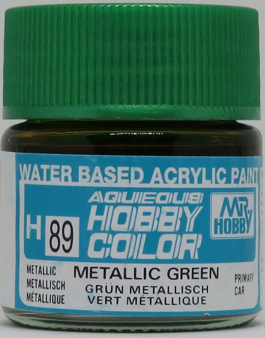 GSI Creos Mr. Hobby Aqueous Color H-089 【METALLIC GREEN】