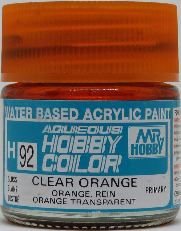 GSI Creos Mr. Hobby Aqueous Color H-092【GLOSS CLEAR ORANGE】