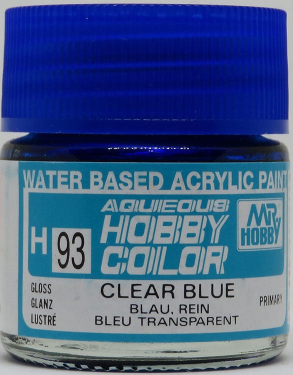 GSI Creos Mr. Hobby Aqueous Color H-093【GLOSS CLEAR BLUE】