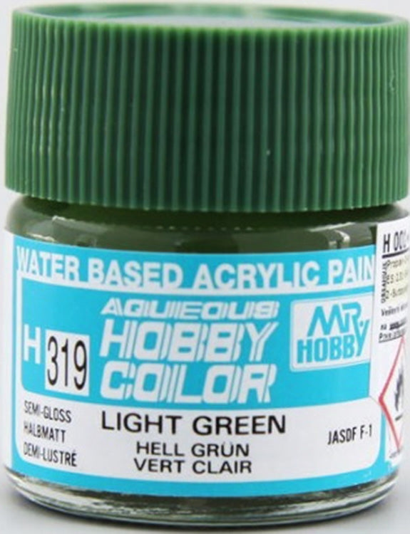 GSI Creos Mr. Hobby Aqueous Color H-319【SEMI GLOSS LIGHT GREEN】