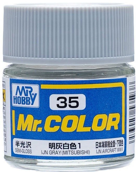 GSI Creos Mr. Color 035 Ijn Gray (MITSUBISHI) (SEMI GLOSS) 10ml