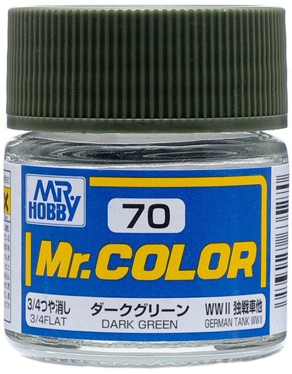 GSI Creos Mr. Color 070 Dark Green (FLAT) 10ml