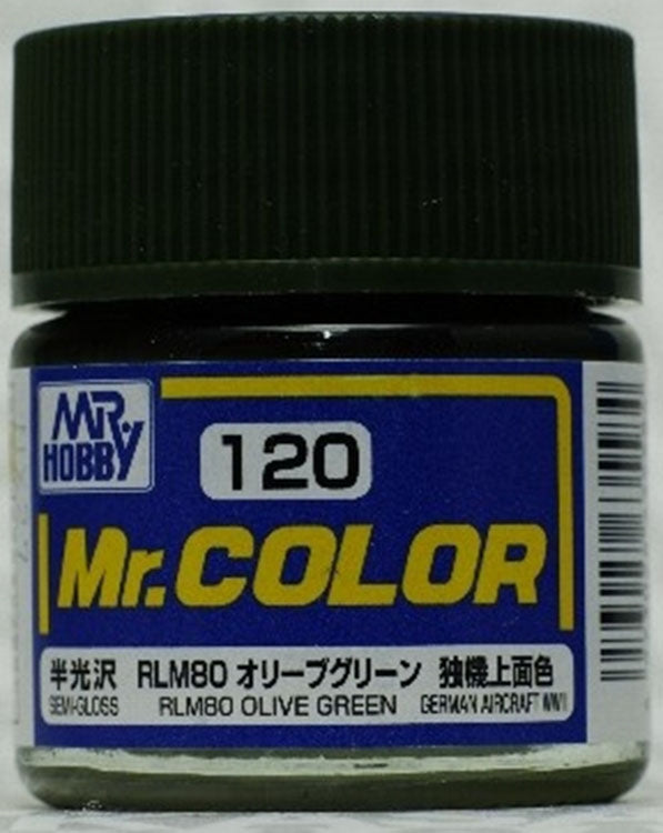 GSI Creos Mr. Color 120 RLM80 Olive Green (SEMI GLOSS) 10ml