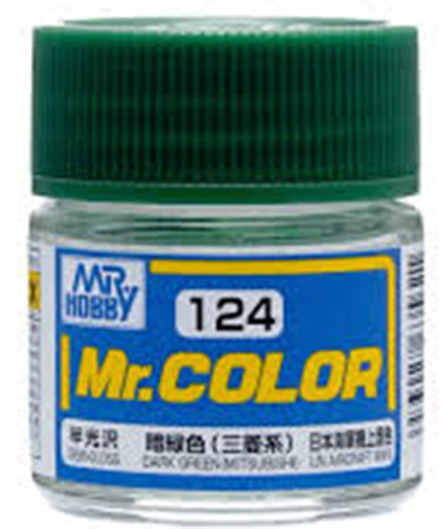 GSI Creos Mr. Color 124 Dark Green Miysubishi (SEMI GLOSS) 10ml