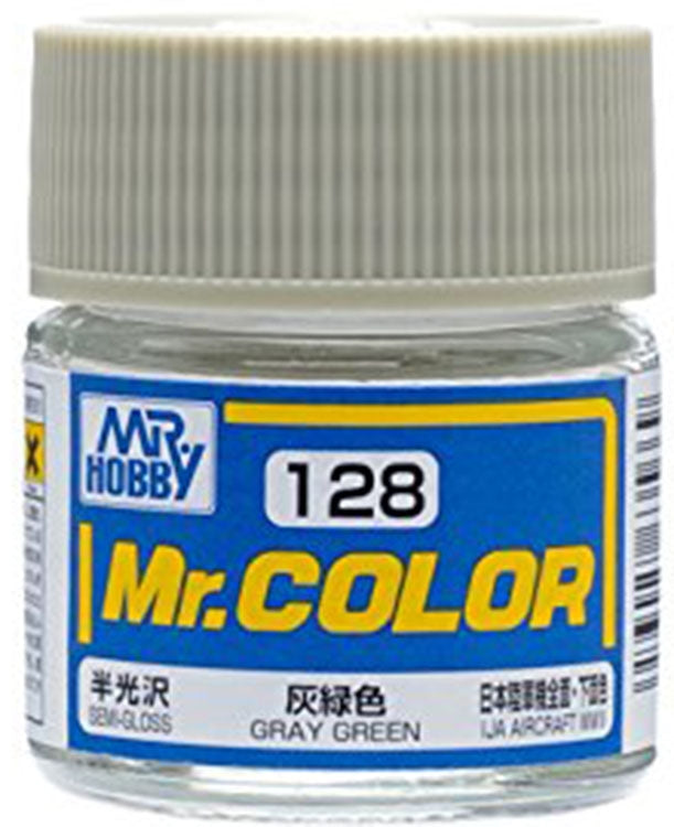 GSI Creos Mr. Color 128 Gray Green (SEMI GLOSS) 10ml