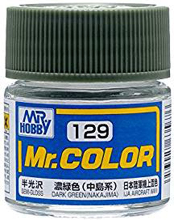 GSI Creos Mr. Color 129 Dark Green Nakaima (SEMI GLOSS) 10ml