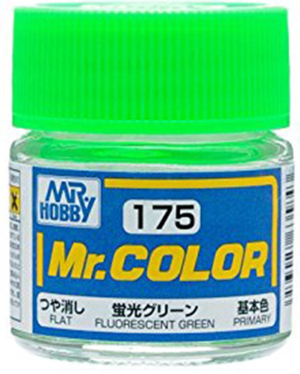 GSI Creos Mr. Color 175 Fluorescent Green (Flat)  10ml