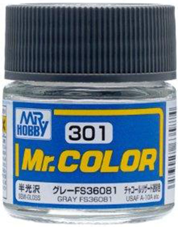GSI Creos Mr. Color 301 Gray FS36081 (Semi Gloss) 10ml