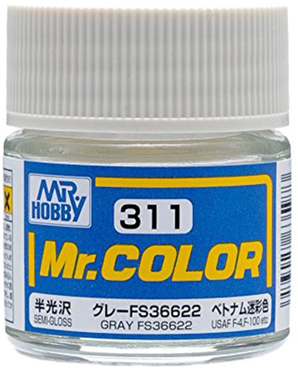 GSI Creos Mr. Color 311 Gray FS36622 (Semi Gloss) 10ml