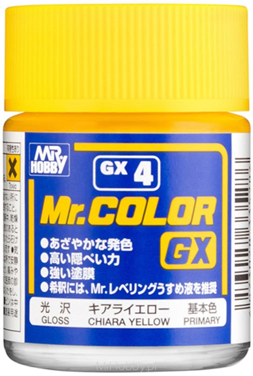 GSI Creos Mr. Color GX4 Chara Yellow (Gloss) 18ml