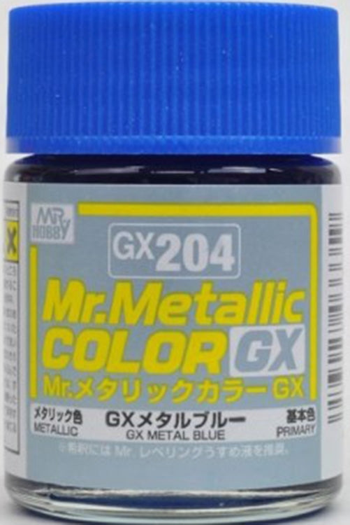 GSI Creos Mr. Color GX204 GX Metal Blue (METALLIC) 18ml