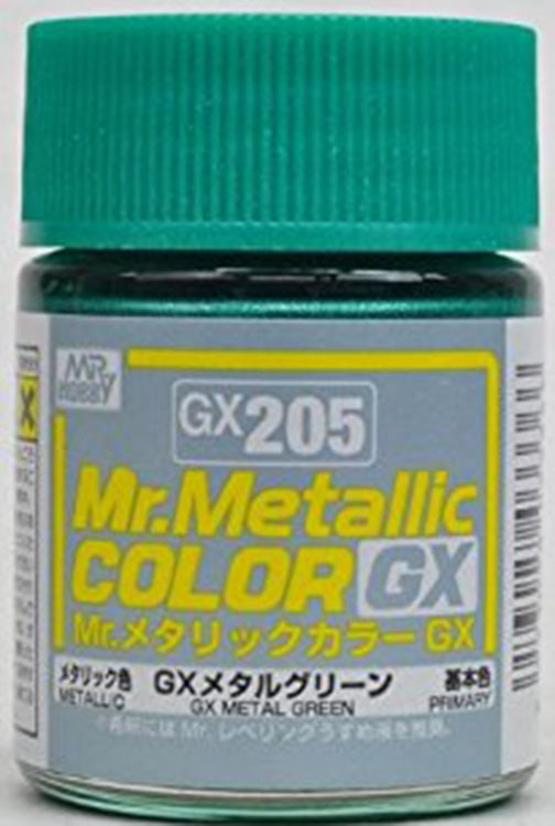GSI Creos Mr. Color GX205 GX Metal Green (Metallic) 18ml