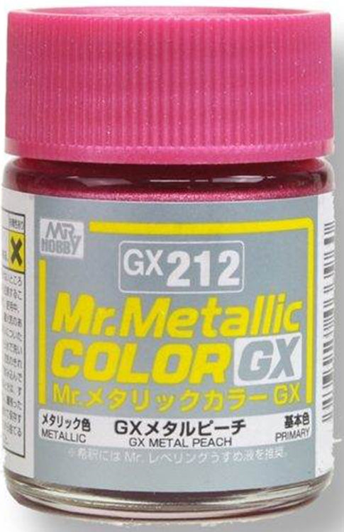 GSI Creos Mr. Color GX212 GX Metal Peach (Metallic) 18ml