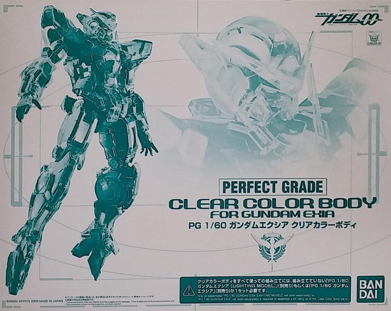 PG 1/60 Gundam EXIA Clear Color Body