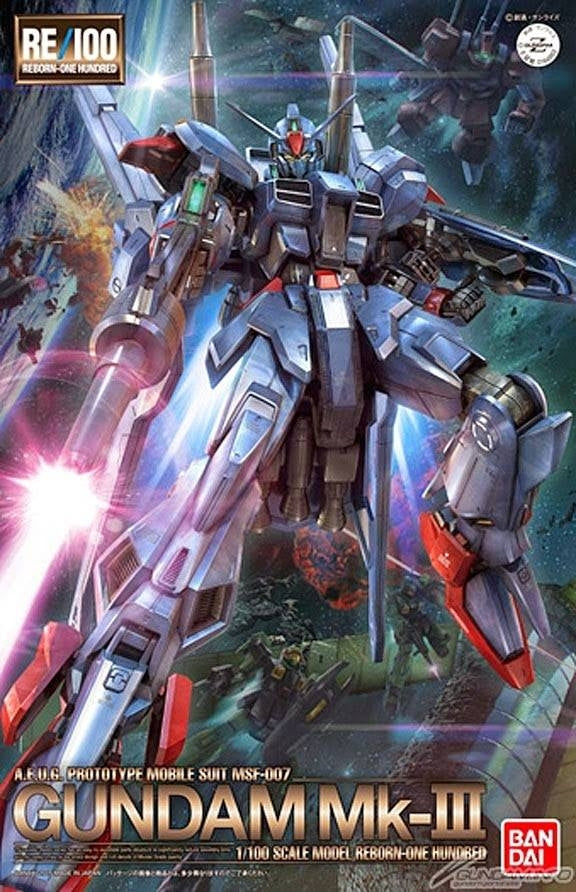 RE/100 1/100 MSF-007 Gundam MK-III