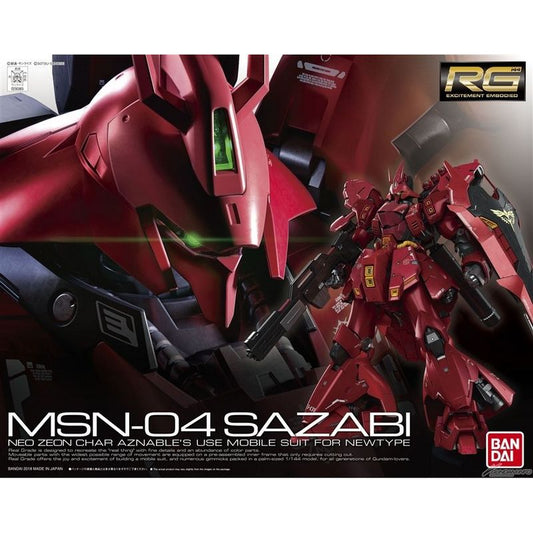 RG 1/144 029 MSN-04 Sazabi