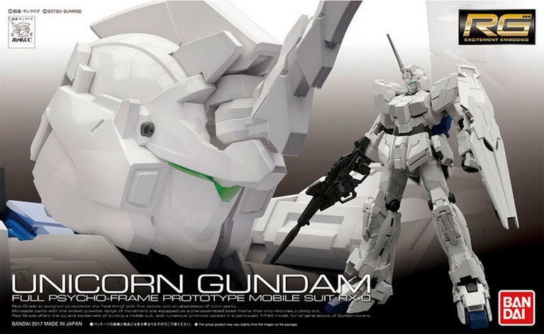 RG 1/144 RX-0 Unicorn Gundam "FIRST PRESS LIMITED EDITION"