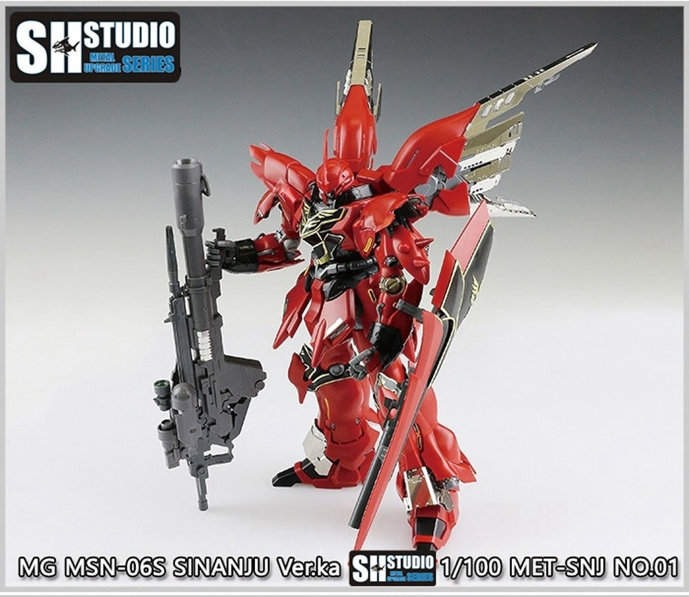 SH STUDIO MG 1/100 MSN-06S Sinanju etched metal upgrade kit