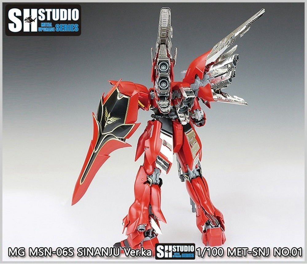 SH STUDIO MG 1/100 MSN-06S Sinanju etched metal upgrade kit