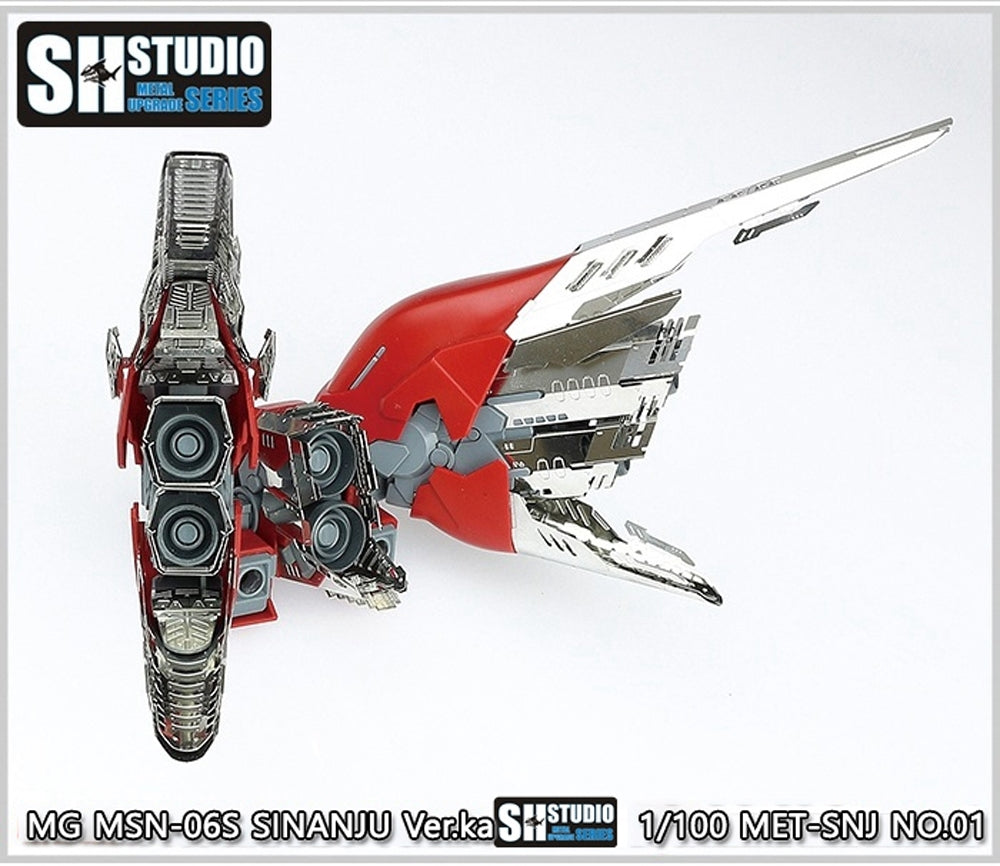 SH STUDIO MG 1/100 MSN-06S Sinanju etched metal upgrade kit