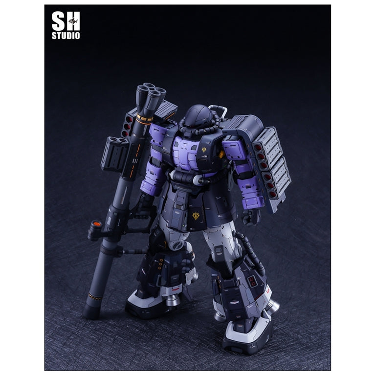 SH STUDIO 1/60 PG MS-06R-1A High Mobility Type Zaku II Black Tri-Star [Conversion Kit]【Weapon included】