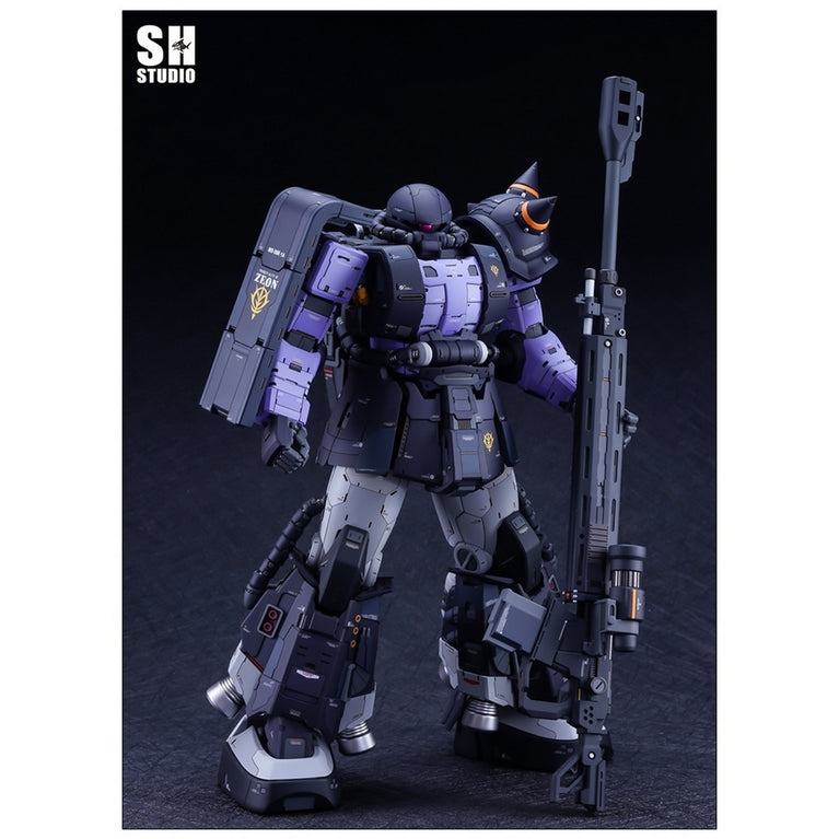 SH STUDIO 1/60 PG MS-06R-1A High Mobility Type Zaku II Black Tri-Star [Conversion Kit]【Weapon included】