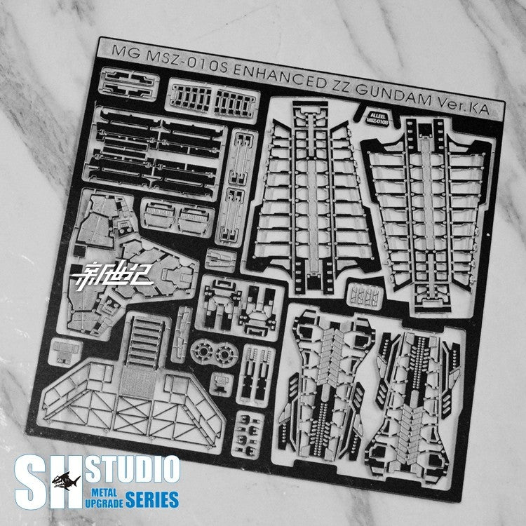 SH STUDIO MG 1/100 Enhanced pack ZZ Gundam Ver. KA etched metal upgrade kit