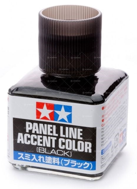 Tamiya Panel Line Accent Color 87131 Black 40ml