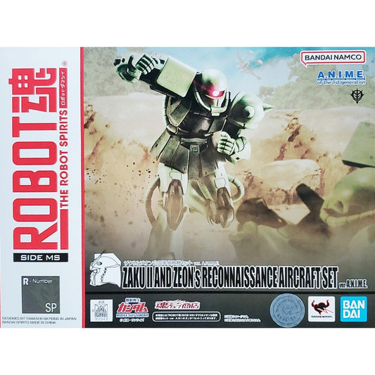 Robot Spirits [SIDE MS] Zaku II and Zeon's Reconnaissance Aircraft Set ver. A.N.I.M.E.